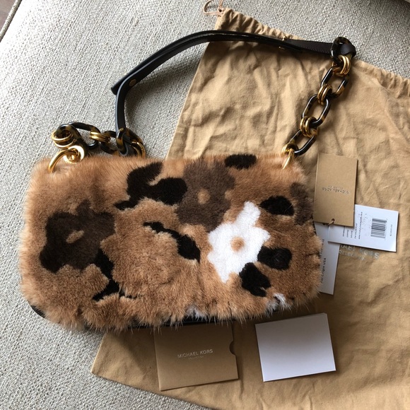 Brand new Michael Kors genuine Mink shoulder bag - Picture 1 of 8